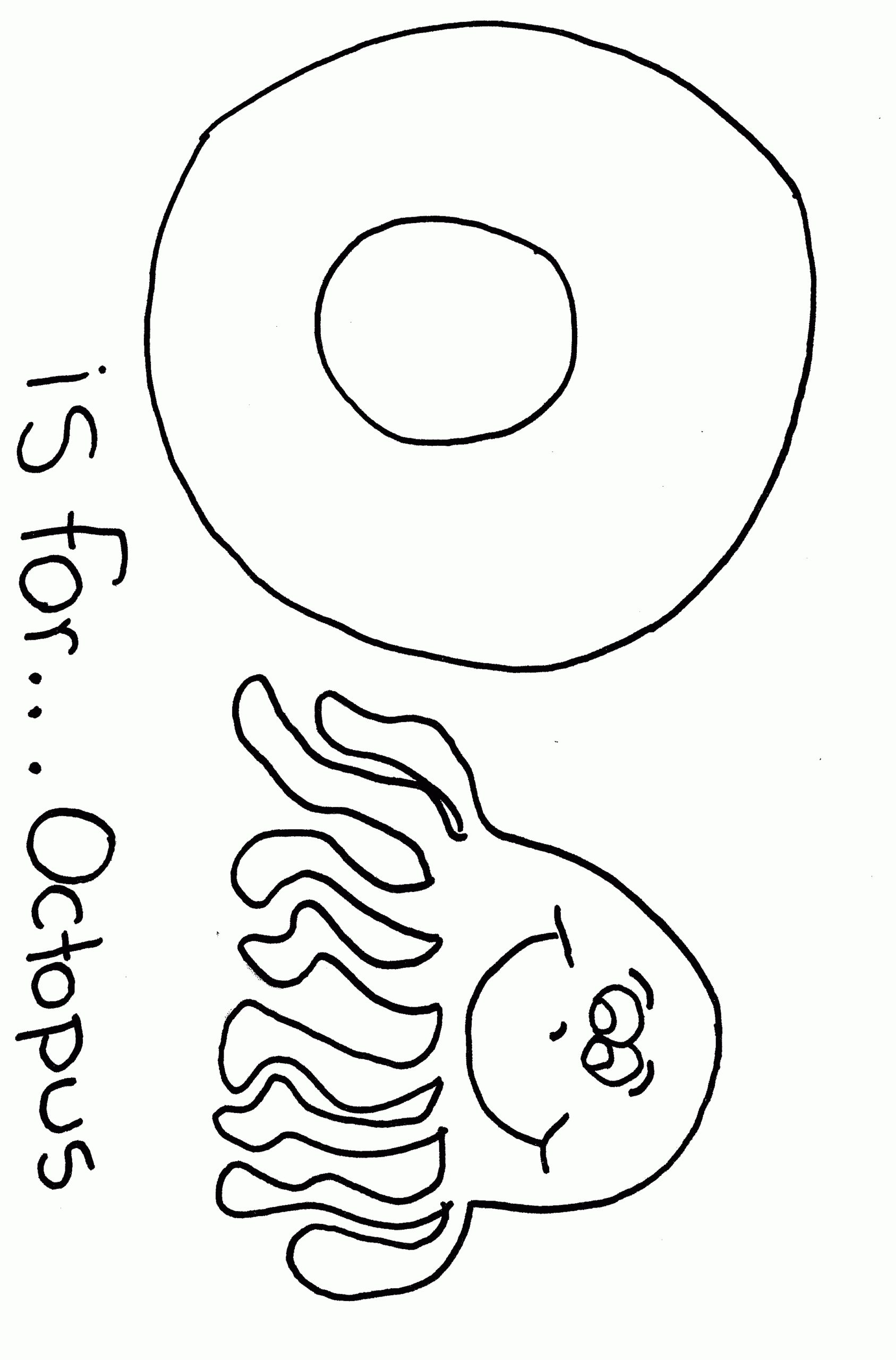 Letter O Colouring Page Printable Infoupdate