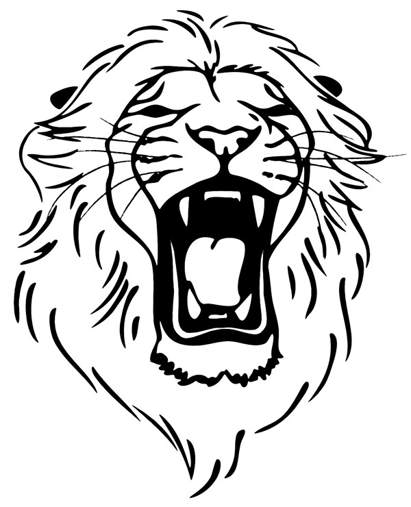 Lion 39 s Head Printable Relaxing Coloring Page For Adults