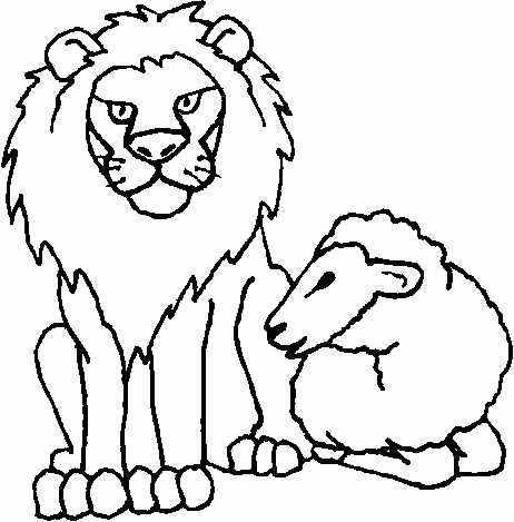 in like a lion out like a lamb coloring page