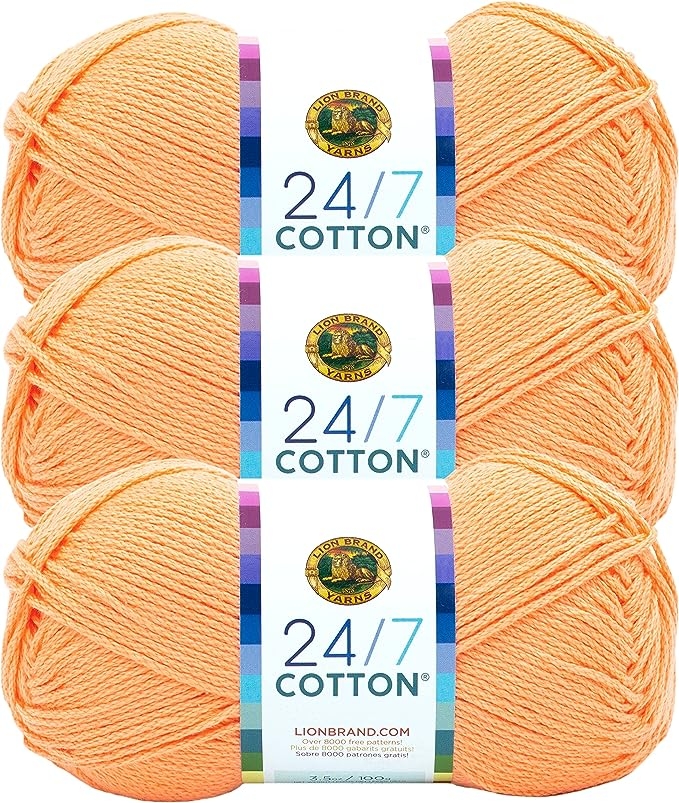 lion brand 24/7 cotton yarn colors