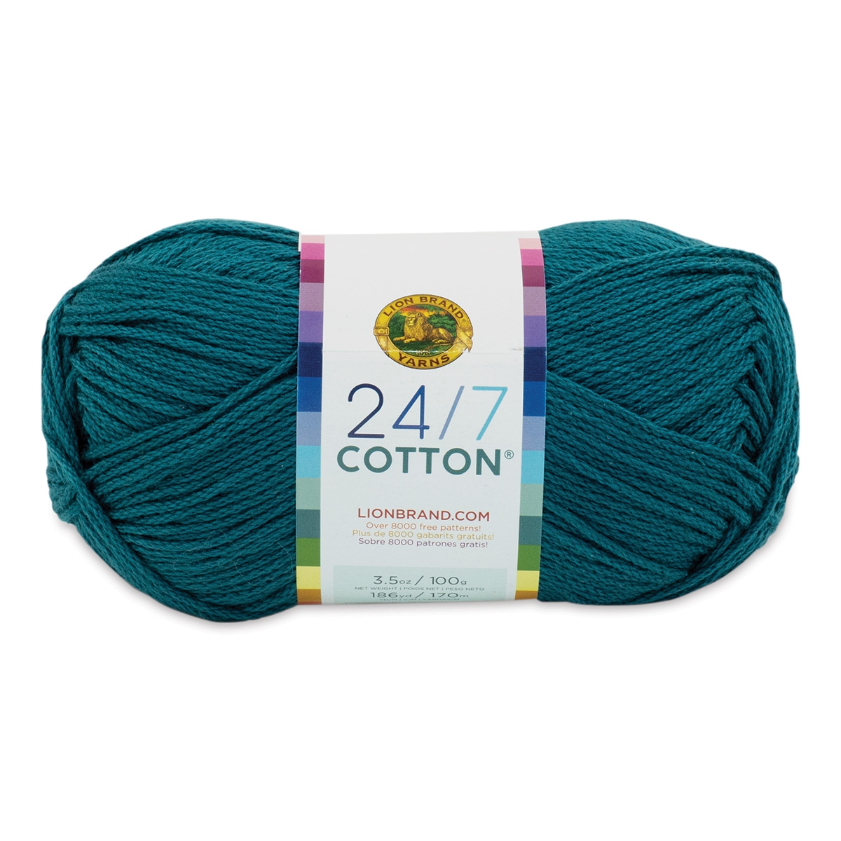 Lion Brand 24 7 Cotton Yarn Dragonfly 186 Yards BLICK Art Materials