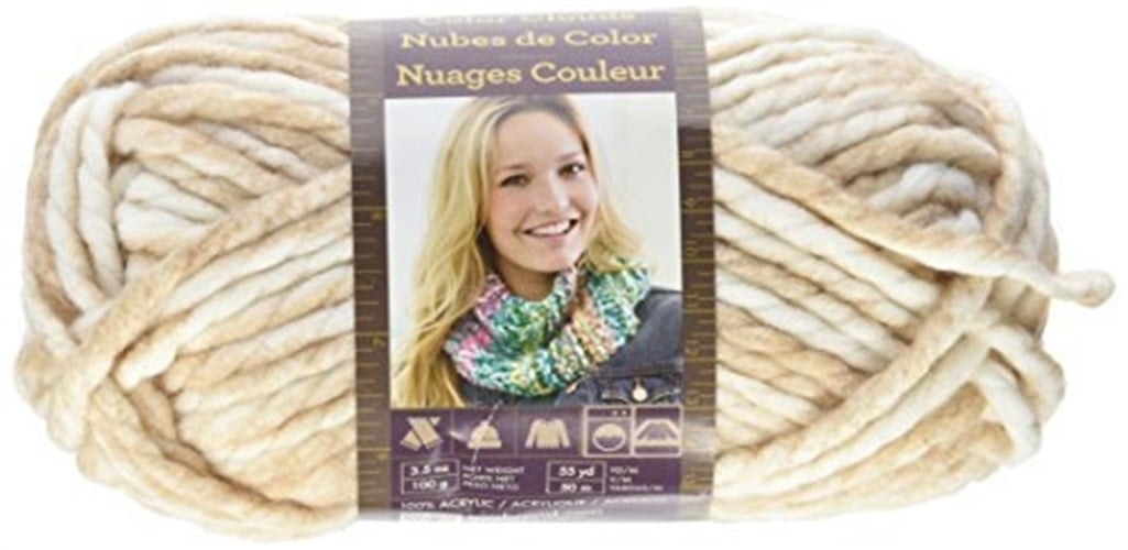 Lion Brand 546 98 Color Clouds Yarn Travelers Tan Walmart