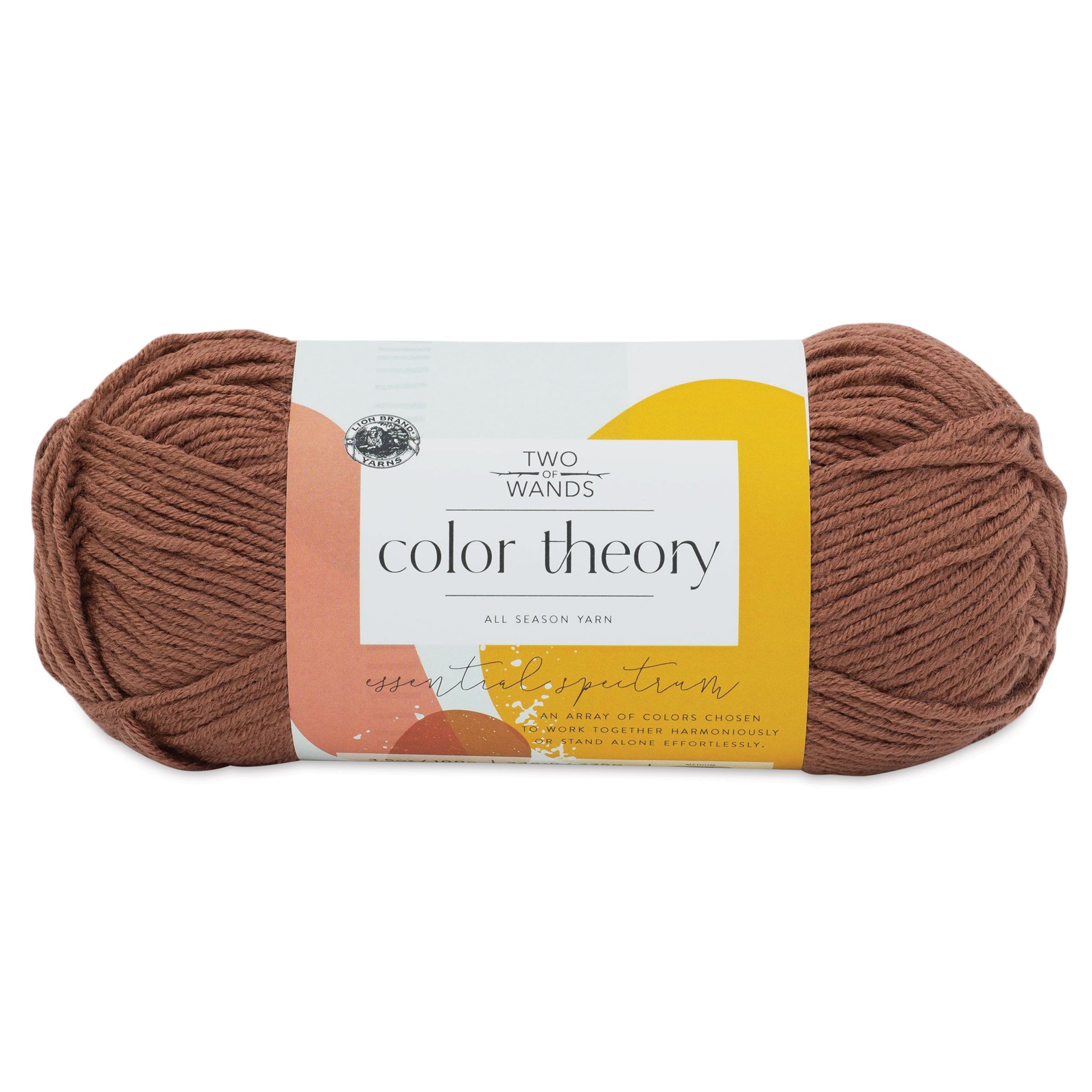 Lion Brand Color Theory Yarn Raisin BLICK Art Materials Color 