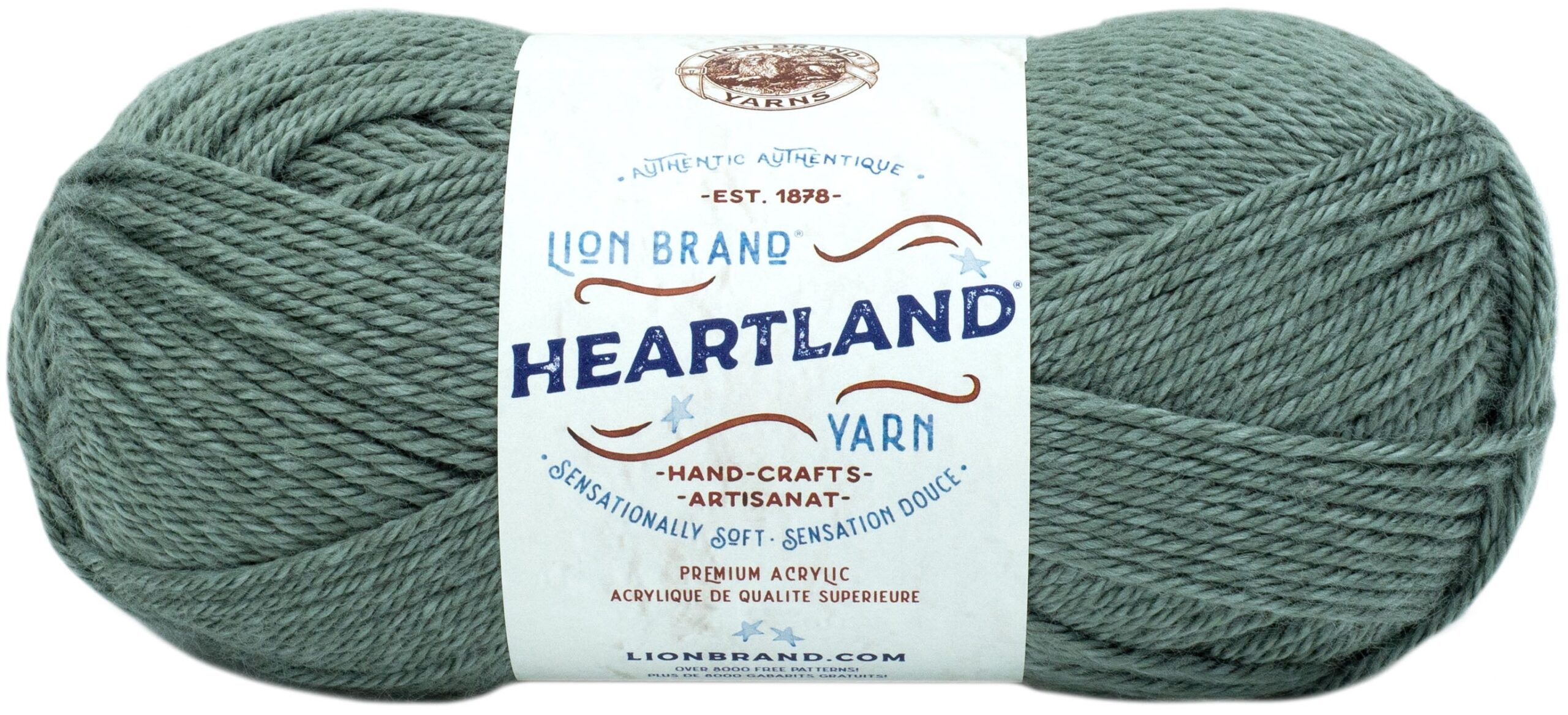 Lion Brand Heartland Yarn Petrified Forest Walmart