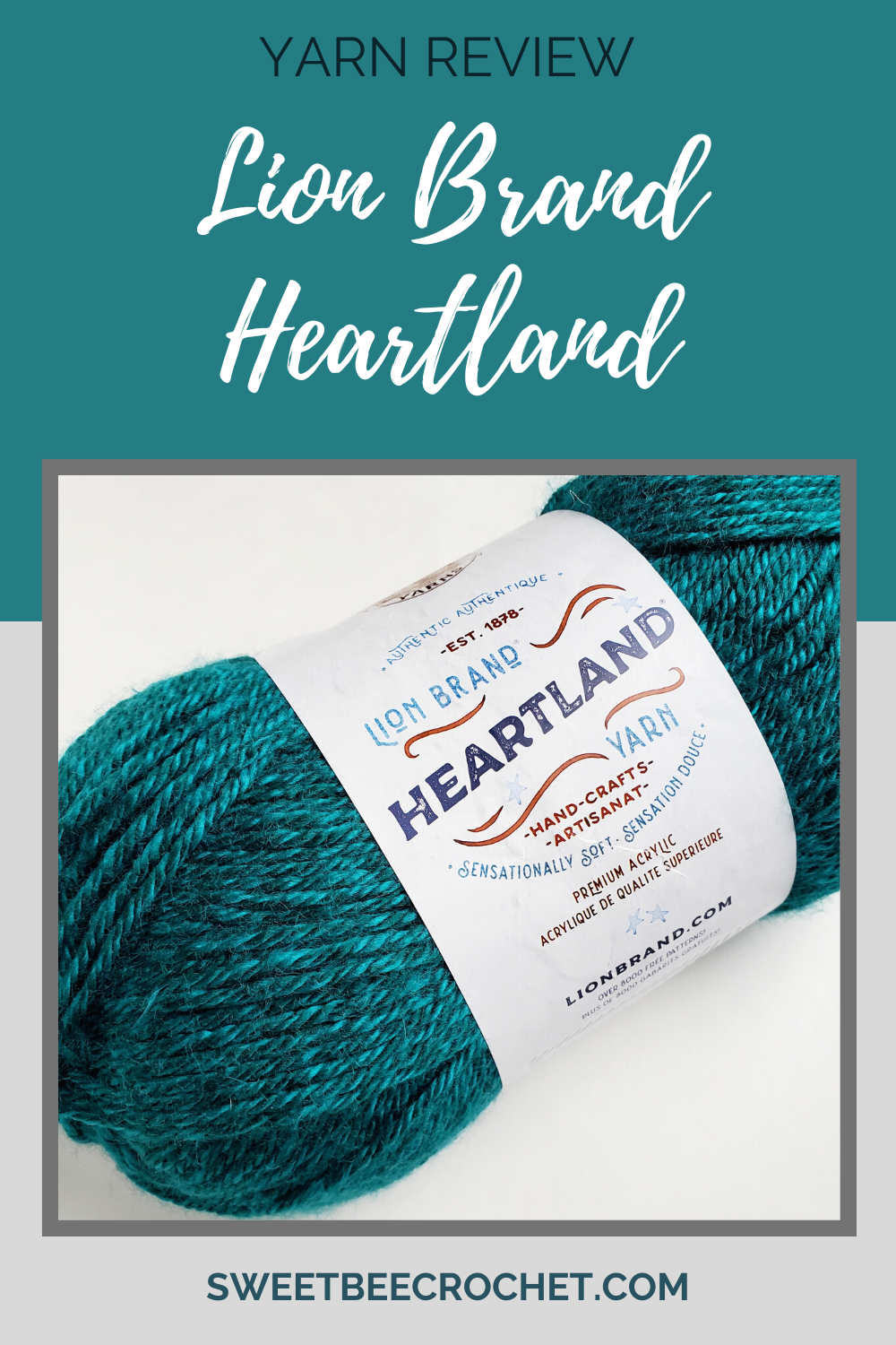 Lion Brand Heartland Yarn Review Sweet Bee Crochet