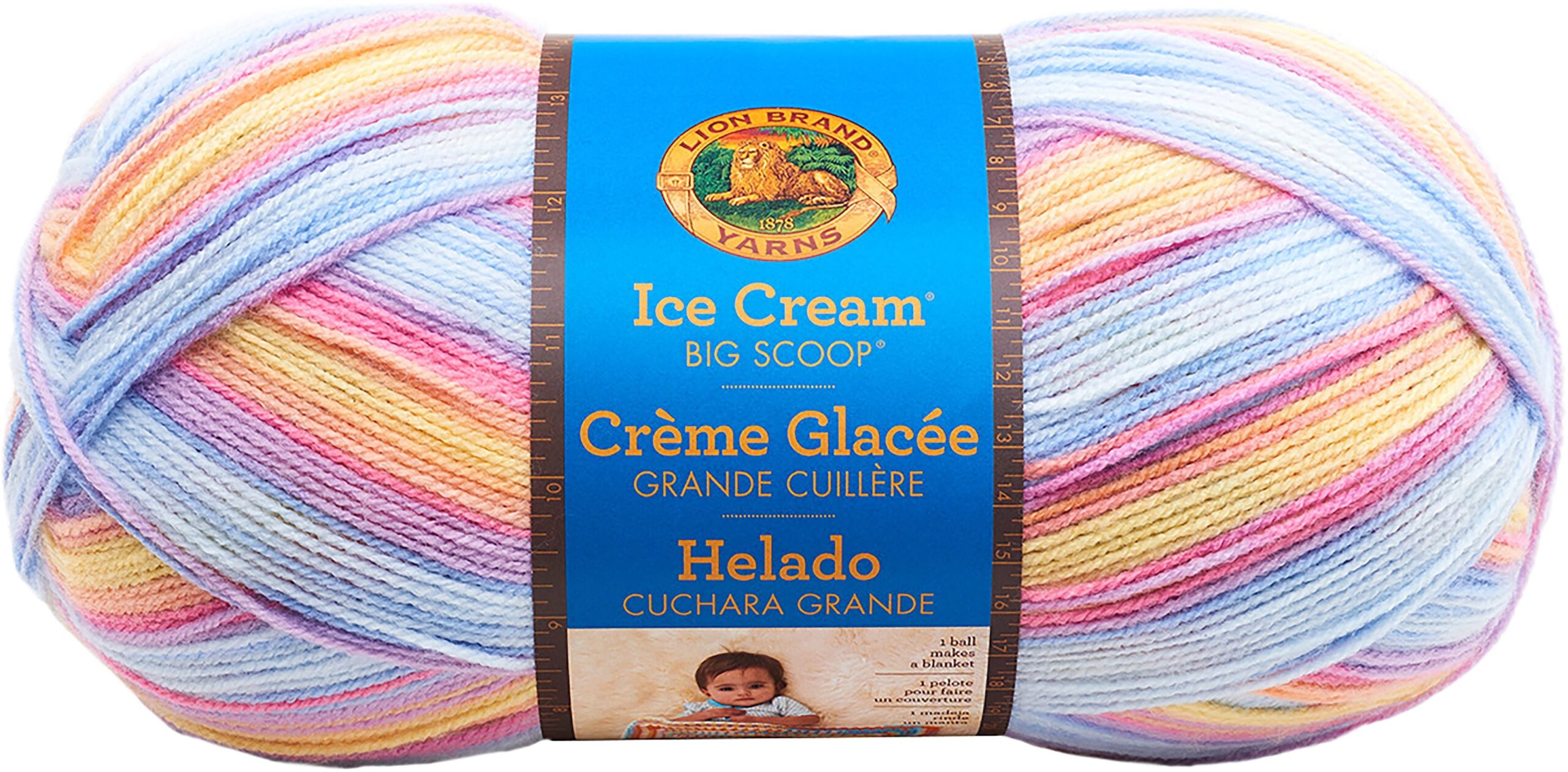 Lion Brand Ice Cream Big Scoop Yarn Parfait Walmart