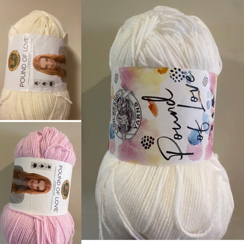 Lion Brand Pound Of Love Yarn Etsy