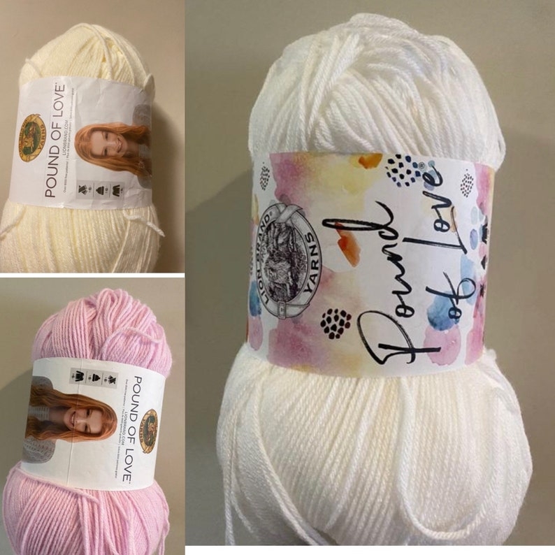 Lion Brand Pound Of Love Yarn Etsy