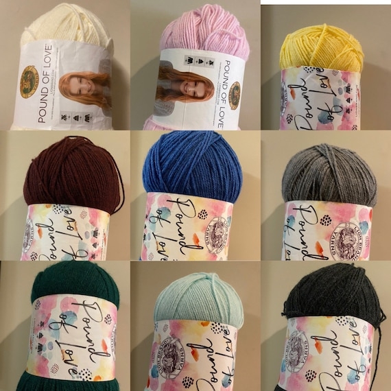 Lion Brand Pound Of Love Yarn HandcraftdLuv Inc