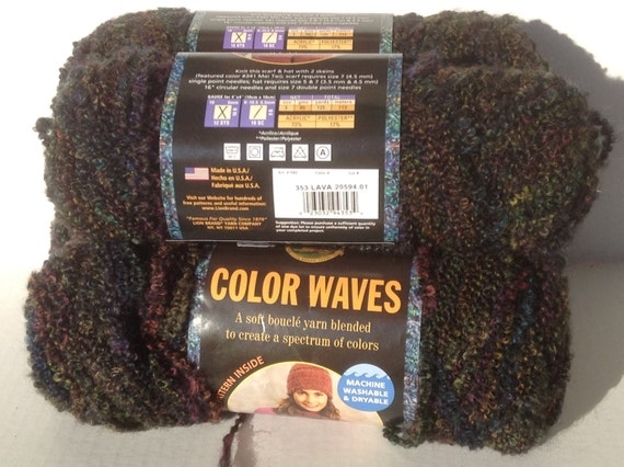 Lion Brand Yarn Lion Brand Color Waves Boucle Yarn Yarn