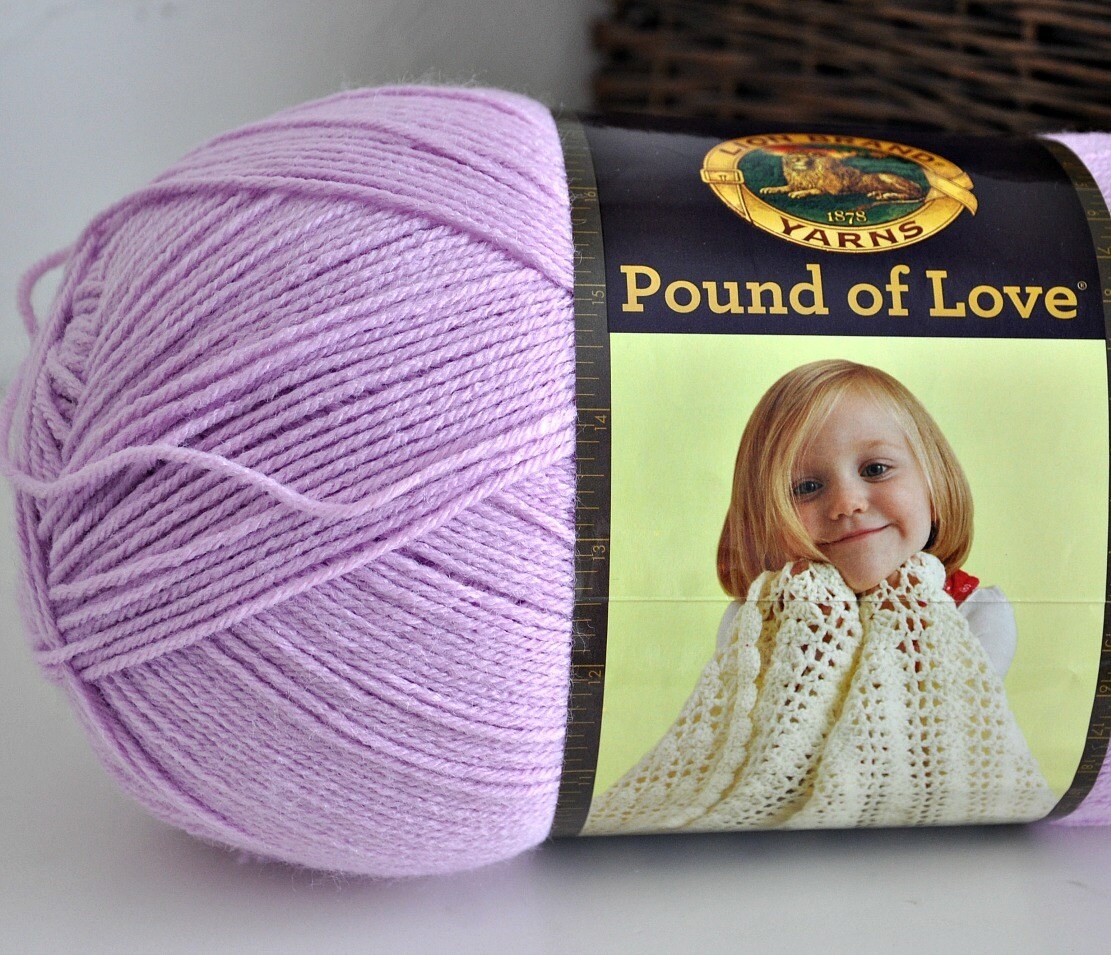 Lion Brand Yarn Pound Of Love Acrylic Baby By AandBDesignStudio