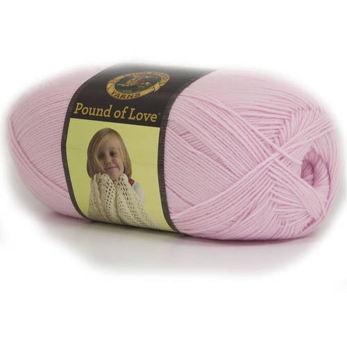 Lion Brand Yarn Pound Of Love Pastel Pink 1 Pound Single Skein Baby 