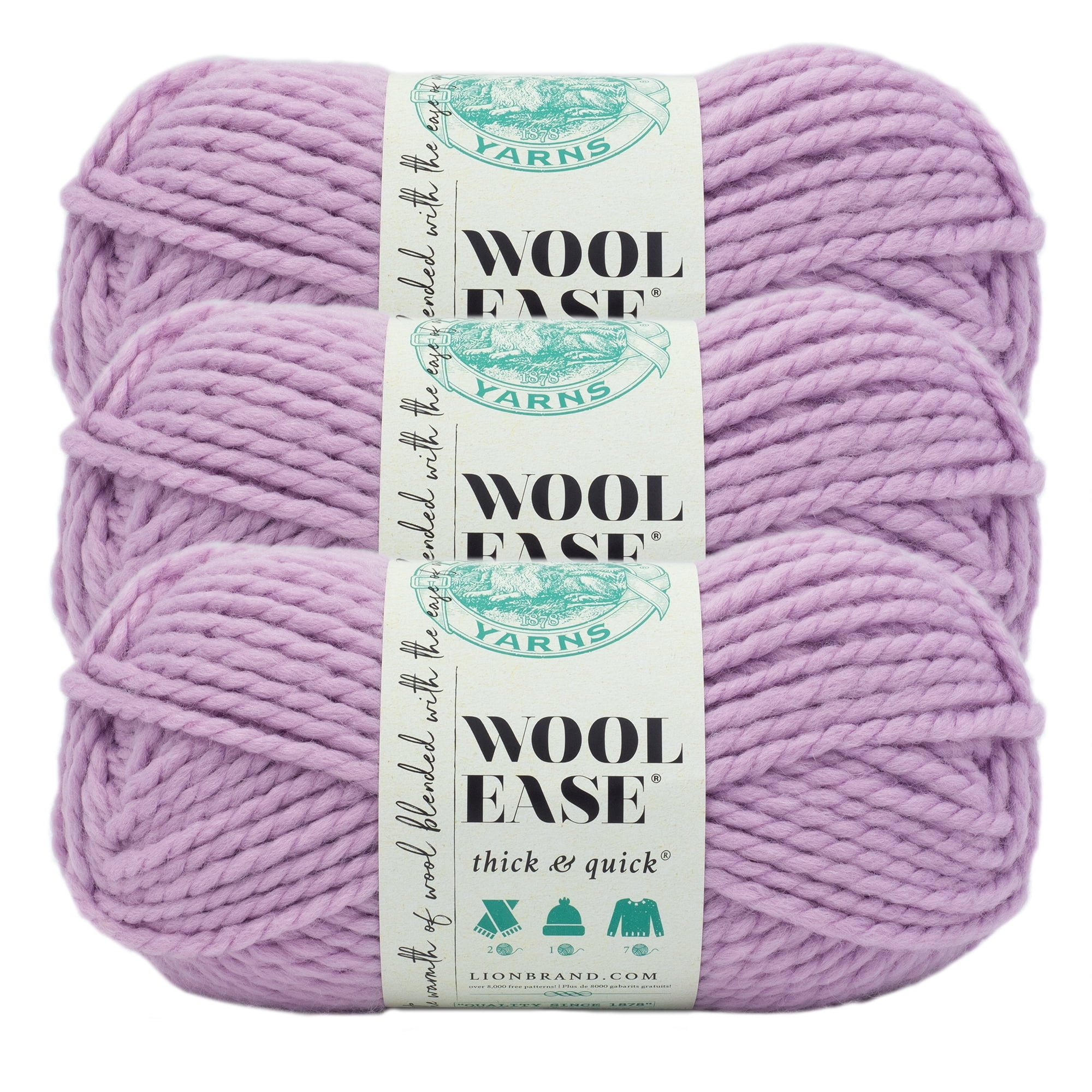 lion brand yarn wool ease thick and quick colors