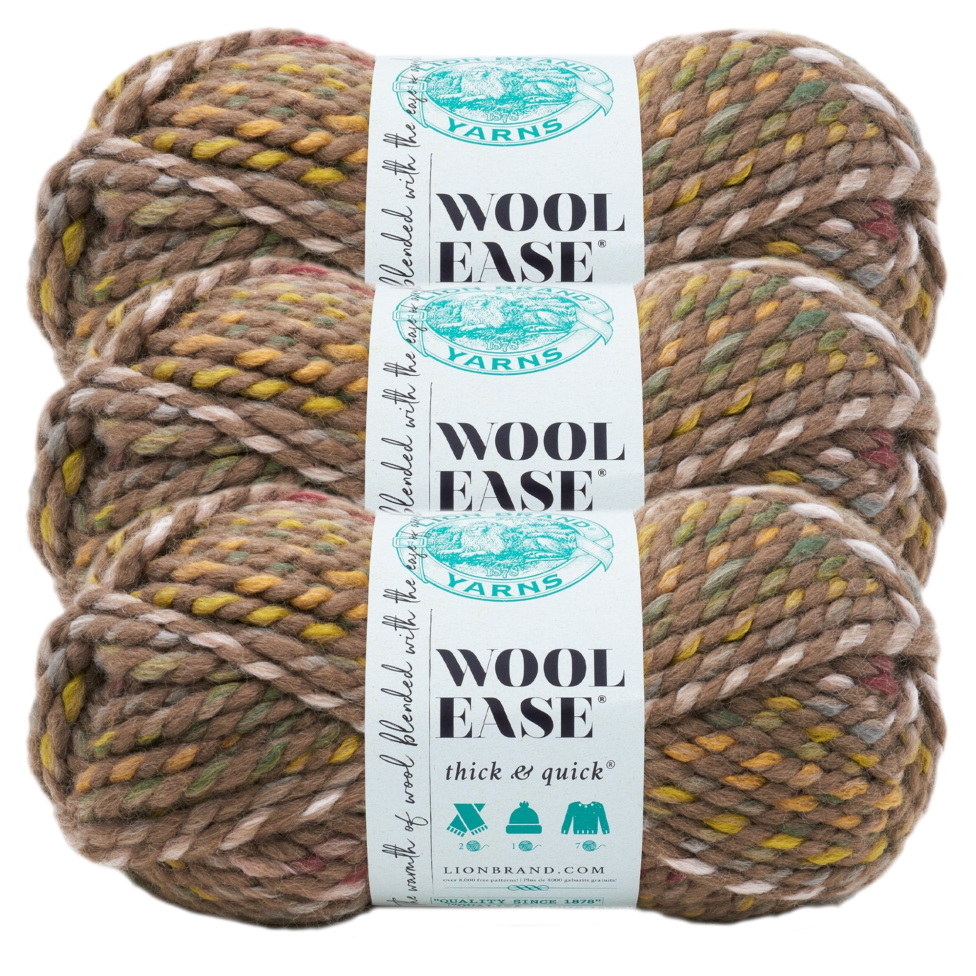 lion brand wool ease color chart