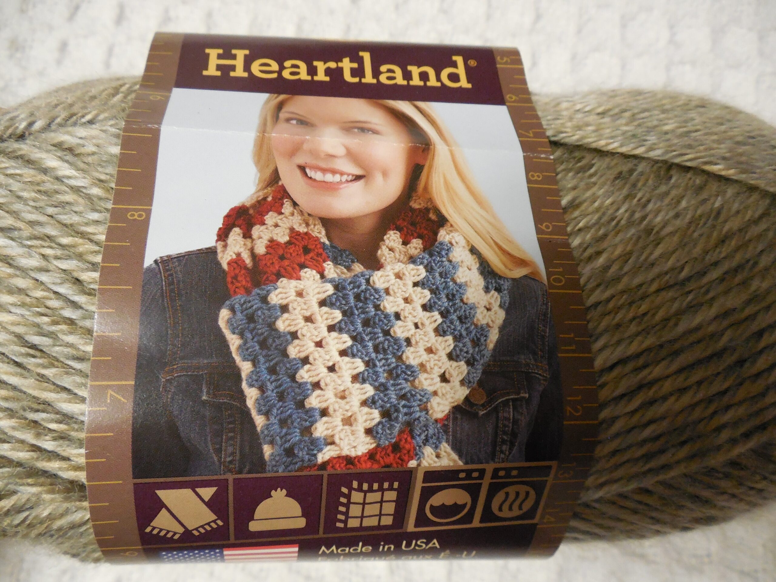 Lion Brand Yarns Heartland Grand Canyon 3 5 Oz Partial Skein Etsy