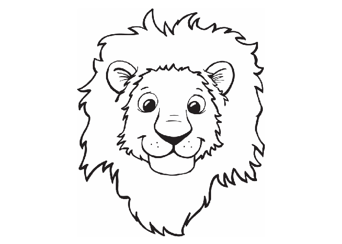 Lion Cartoon Coloring Page Team Coloring