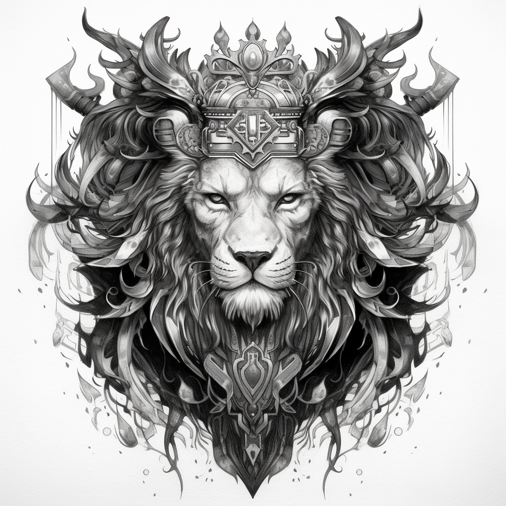 Lion Chest Tattoo Design Artofit