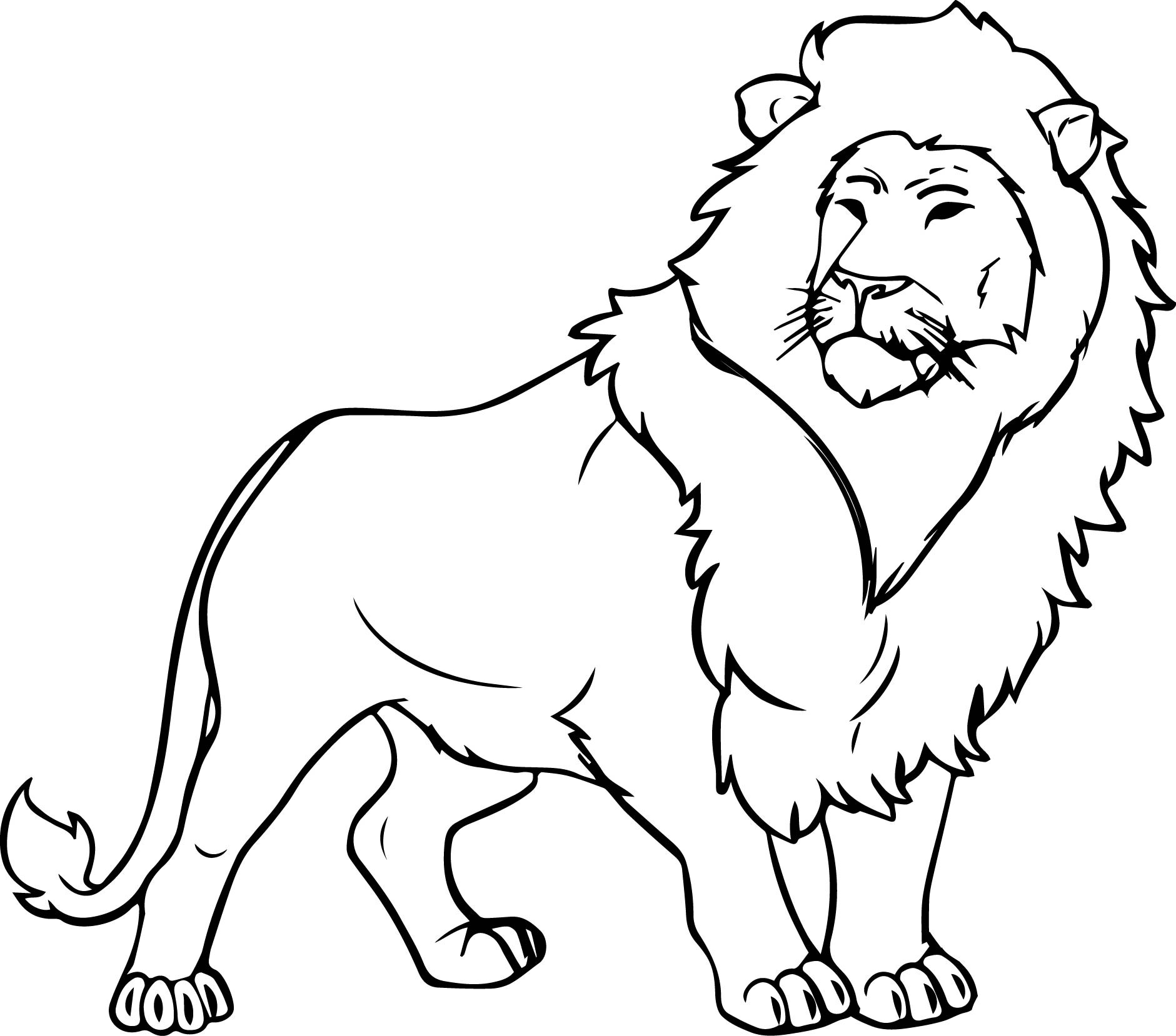 Lion Color Drawing At GetDrawings Free Download
