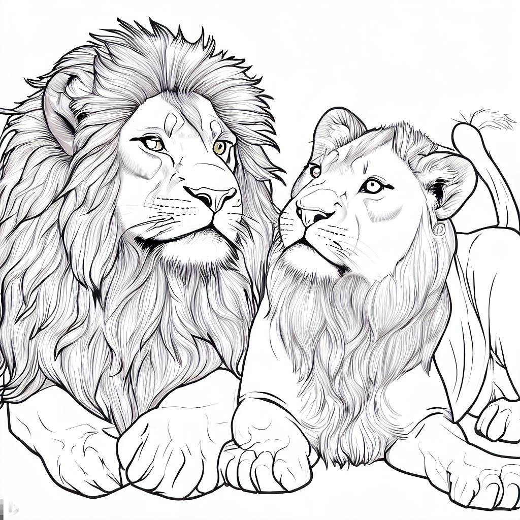 Lion Color Pages