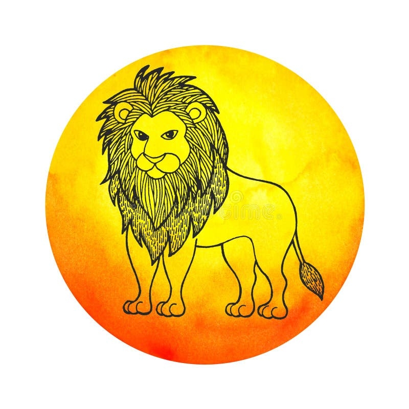 Lion Color Painting Stock Illustrations 1 079 Lion Color Painting 