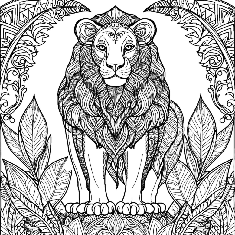 Lion Coloring Page