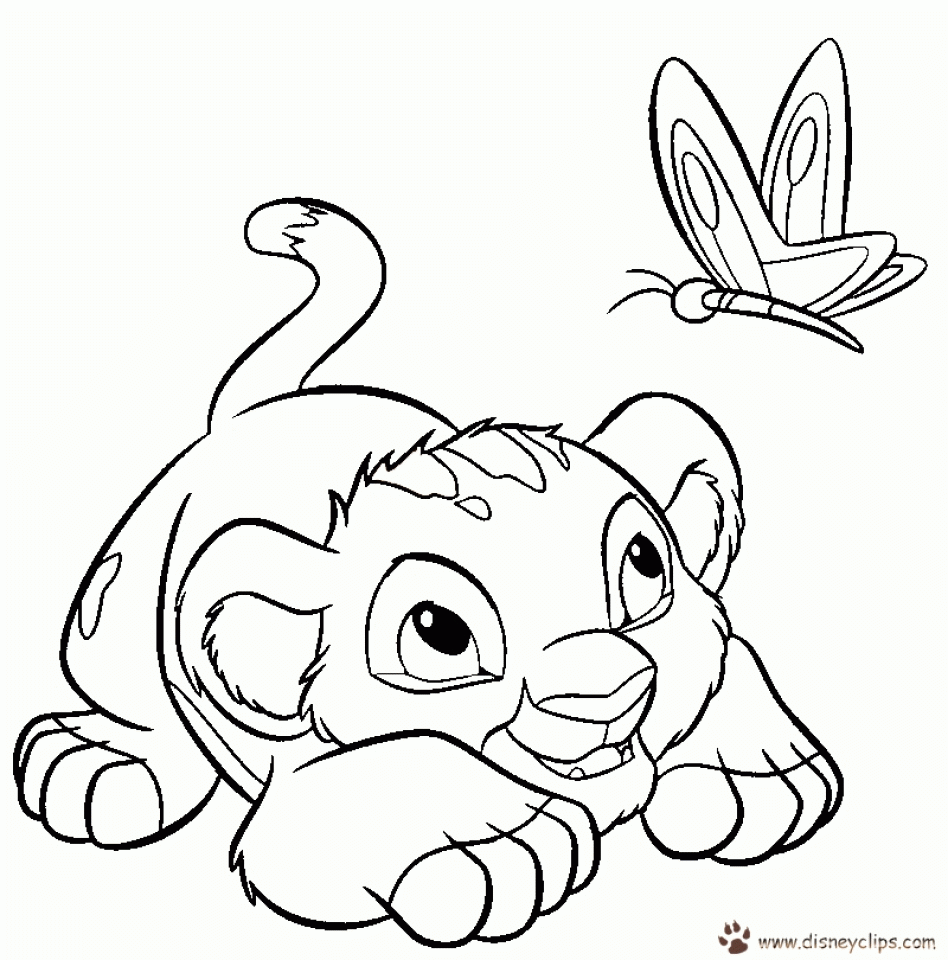 lion cub scout coloring pages