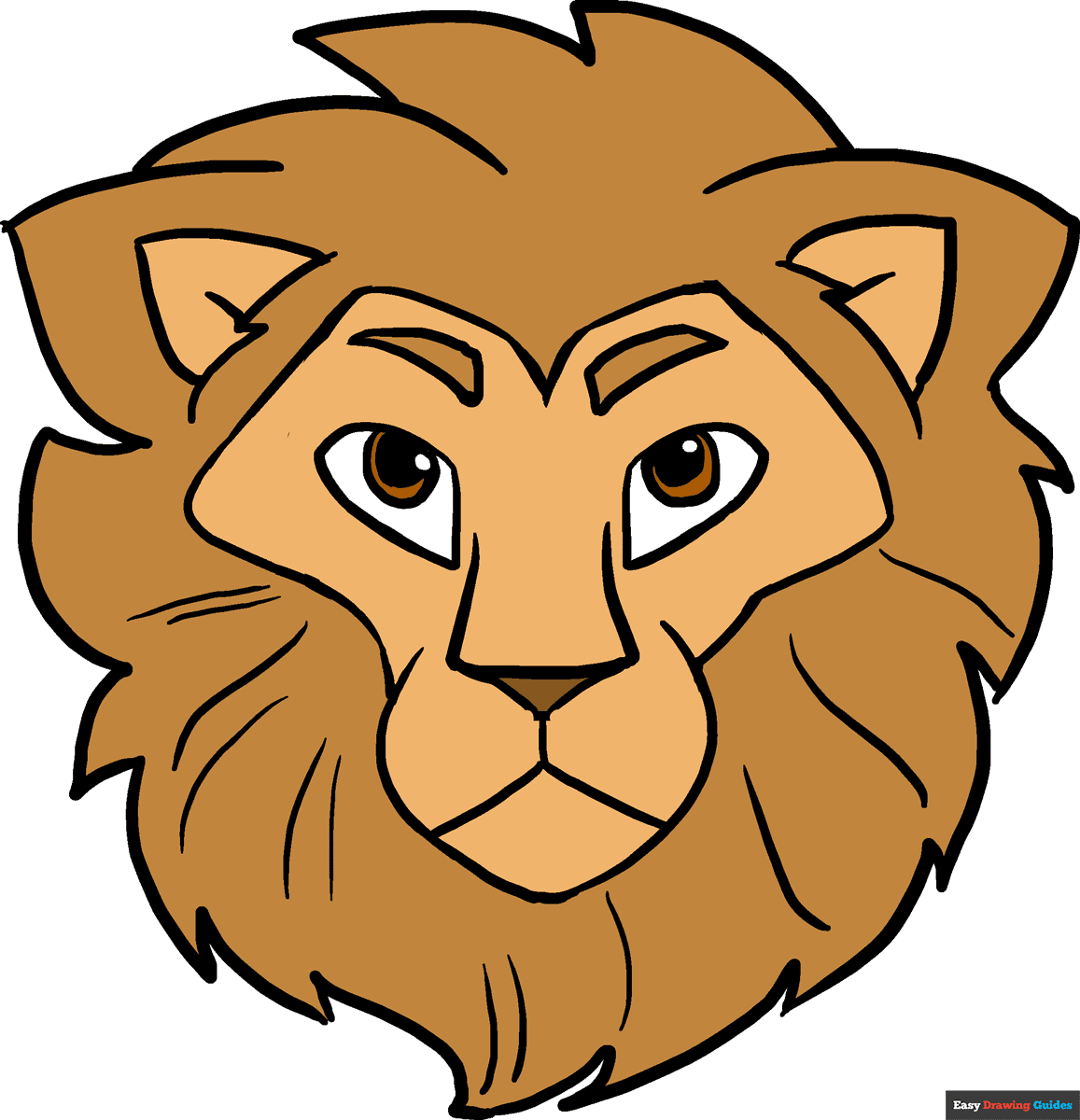 Lion Drawing Easy