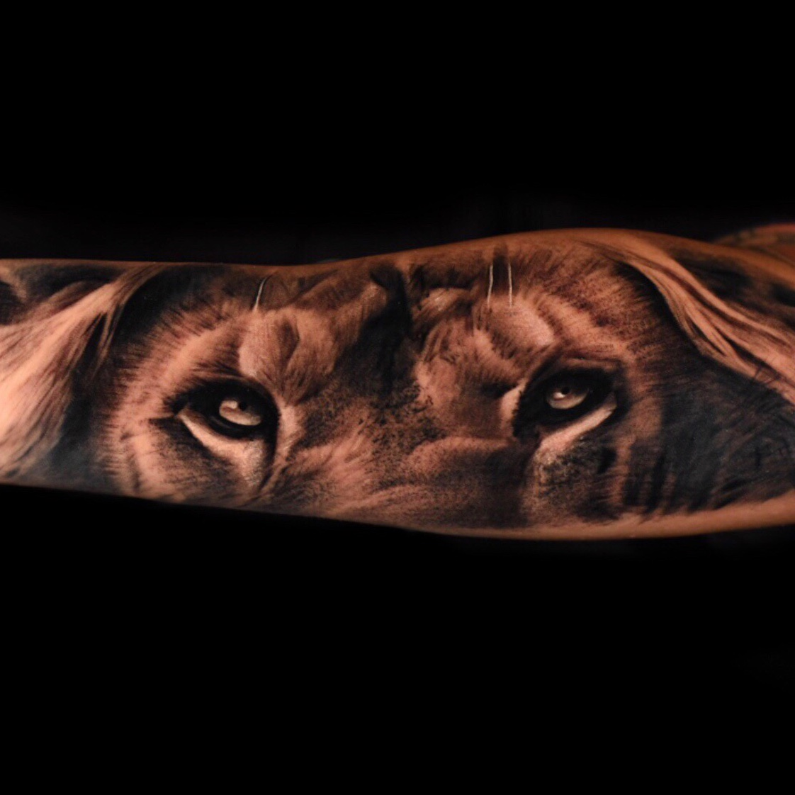 Lion Eye Tattoo