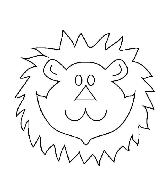 Lion Face To Print Coloring Page Free Printable Coloring Pages For Kids