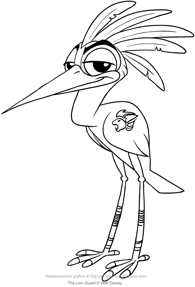 coloring pages lion guard