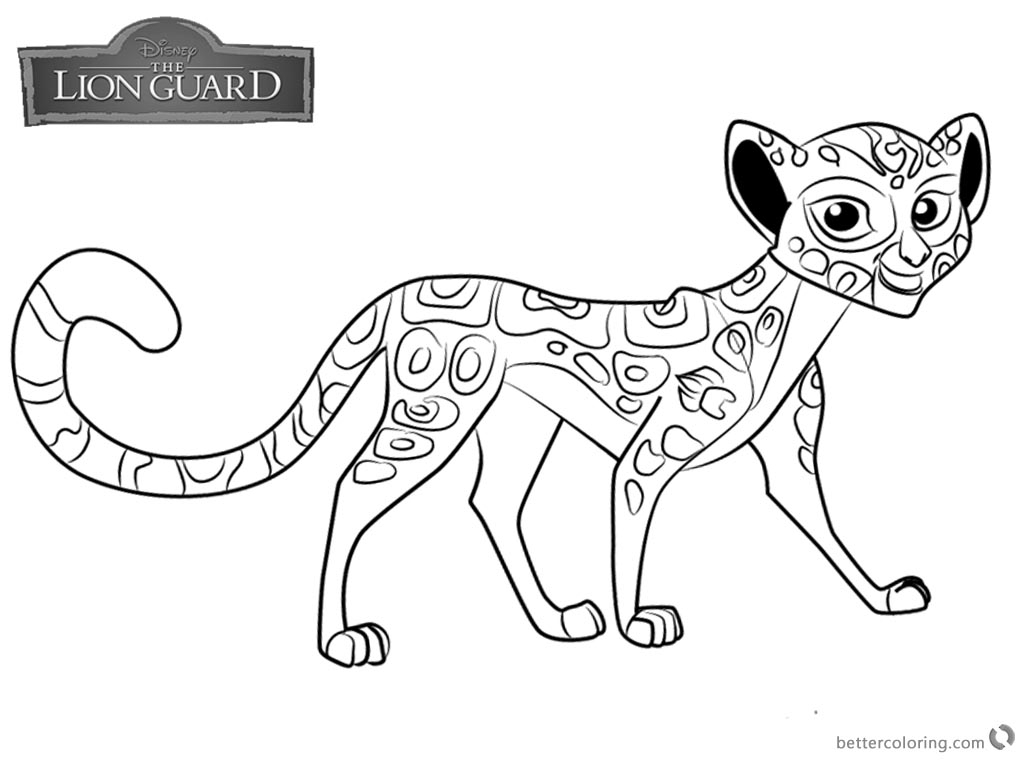 Lion Guard Coloring Pages Fuli Free Printable Coloring Pages