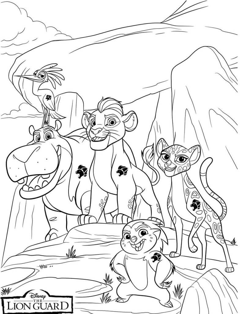 Lion Guard Coloring Pages Jasiri Coloring Pages