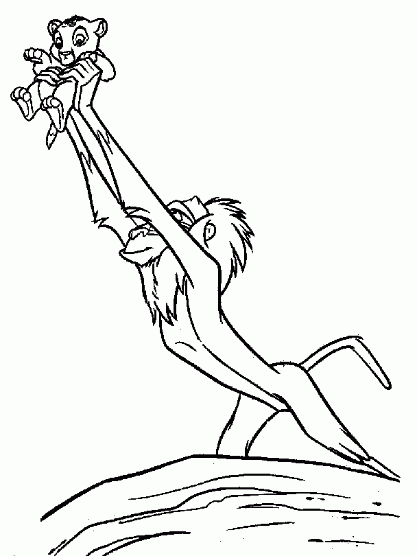 Lion King 2 Coloring Page