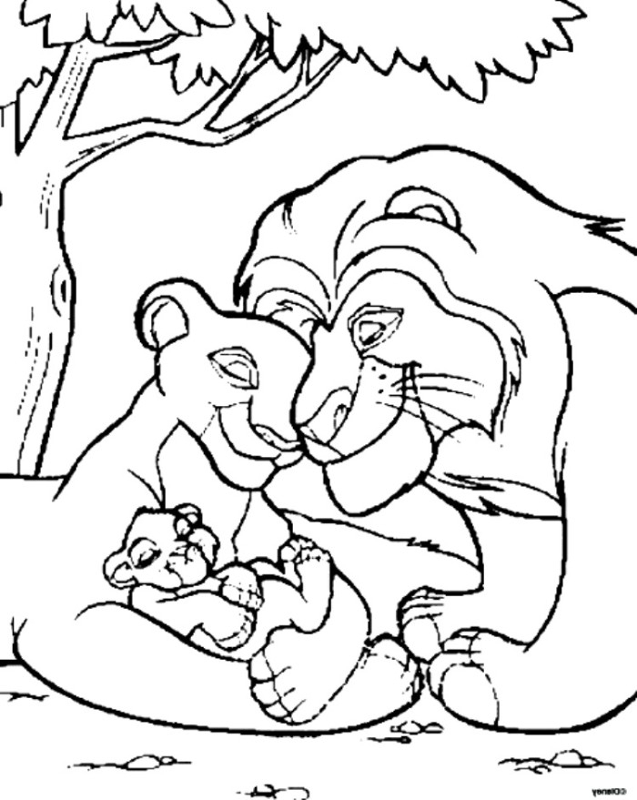 Lion King Characters Coloring Pages At GetColorings Free