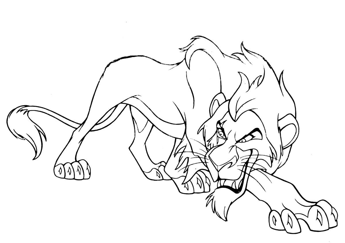 Lion King Characters Coloring Pages At GetColorings Free 