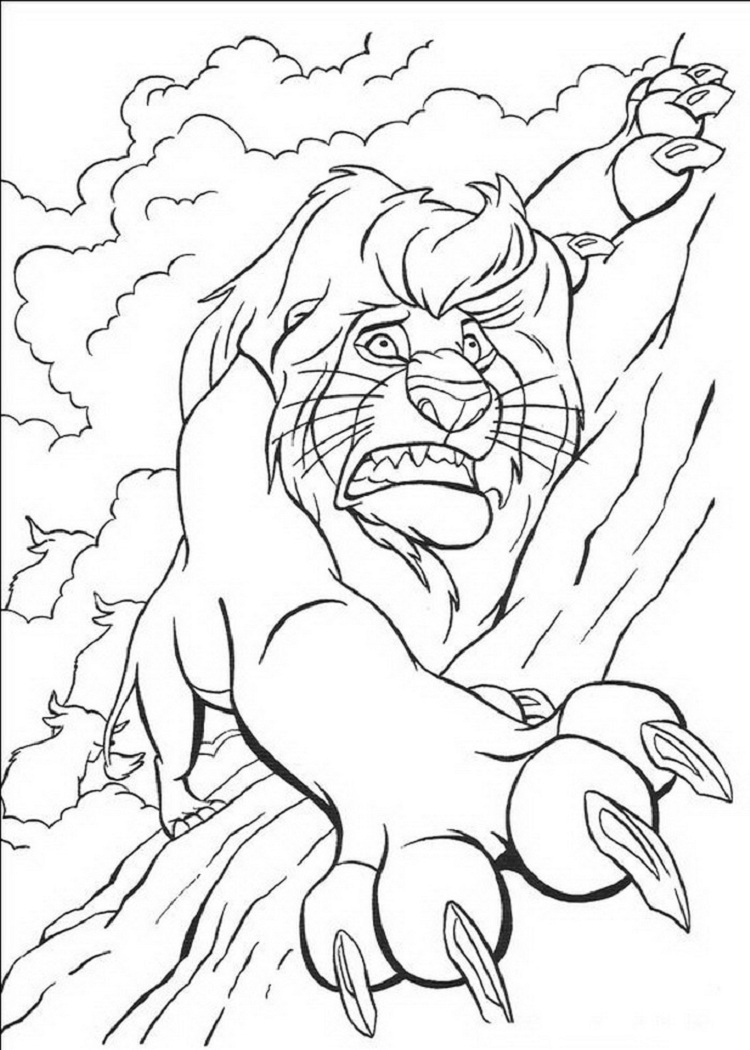 Lion King Characters Coloring Pages At GetColorings Free 