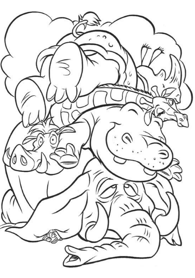 lion king coloring games online