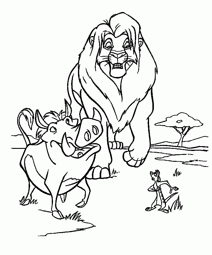 lion king 2019 coloring pages