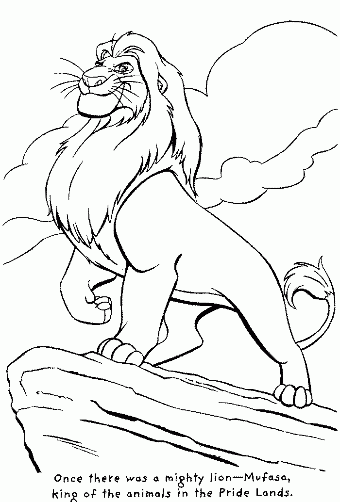 lion king coloring pages to print