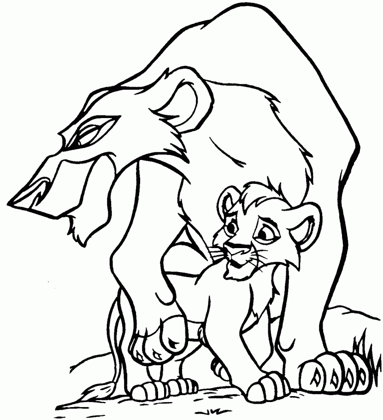 Lion King Coloring Pages Best Coloring Pages For Kids Lion Coloring