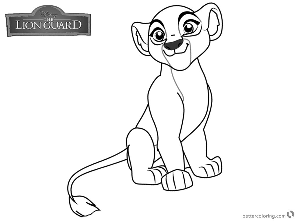 Lion King Coloring Pages Kiara At GetDrawings Free Download
