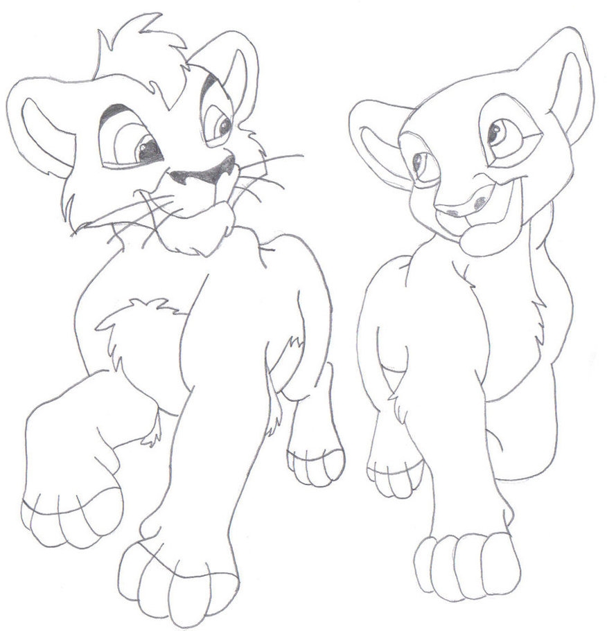 lion king coloring pages kovu