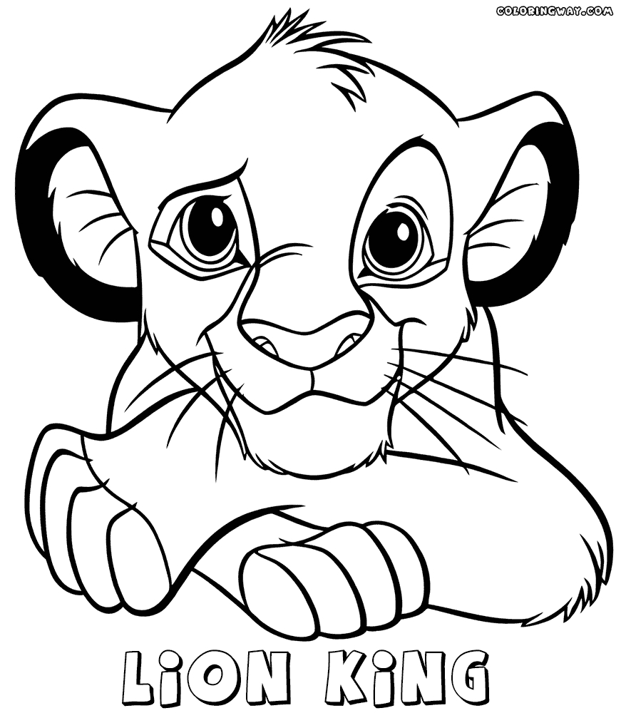 the lion king coloring