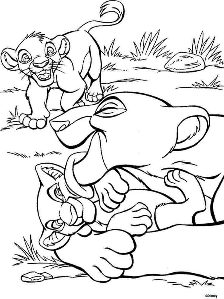 the lion king coloring pages