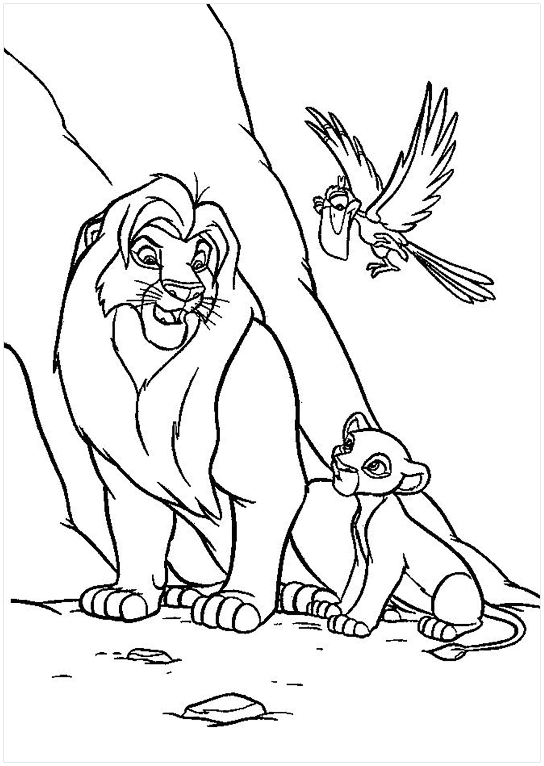 Lion King Coloring Pages Mufasa Lion King Free Coloring Pages Lights 