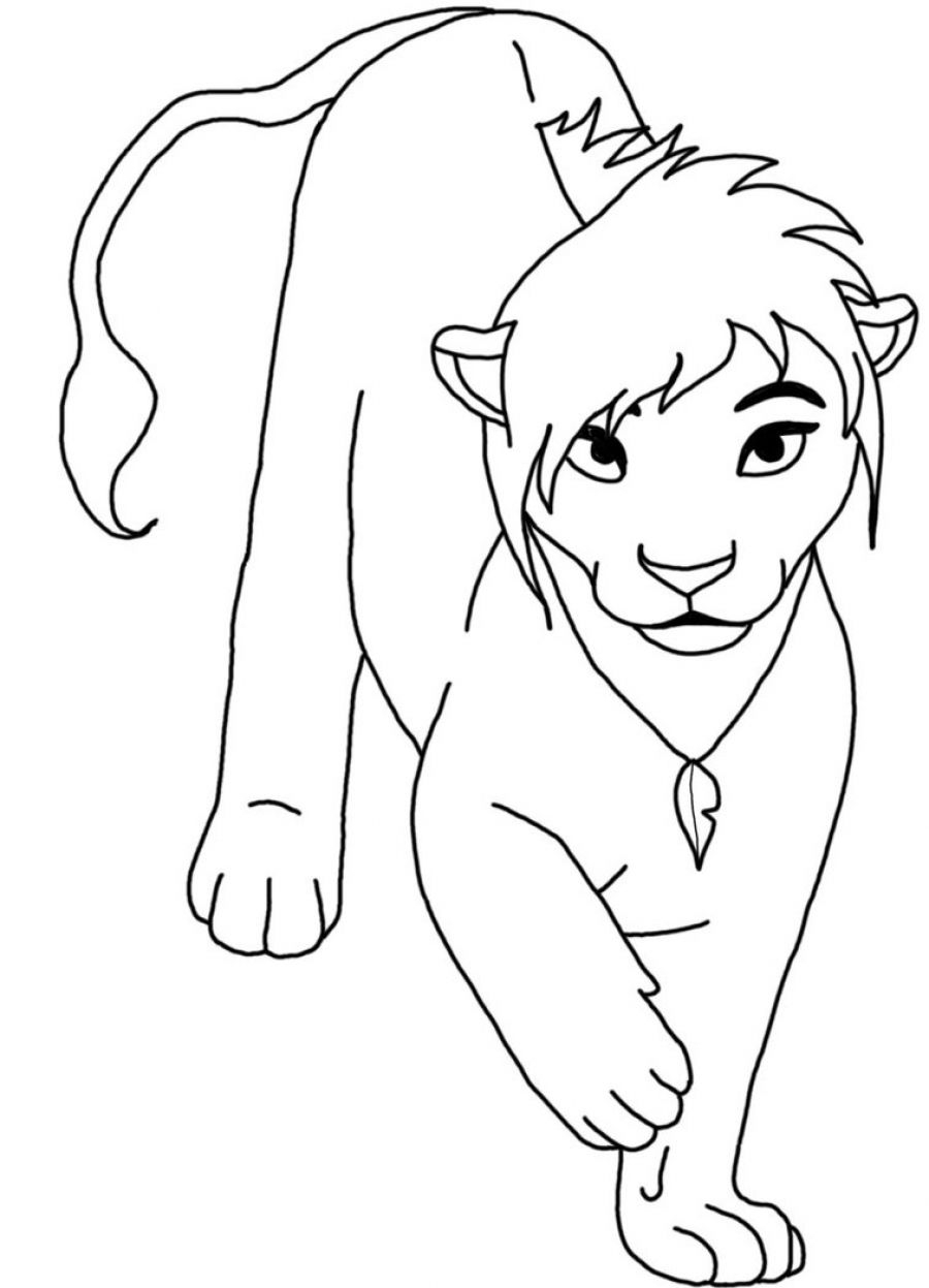 Lion King Coloring Pages Nala At GetColorings Free Printable 