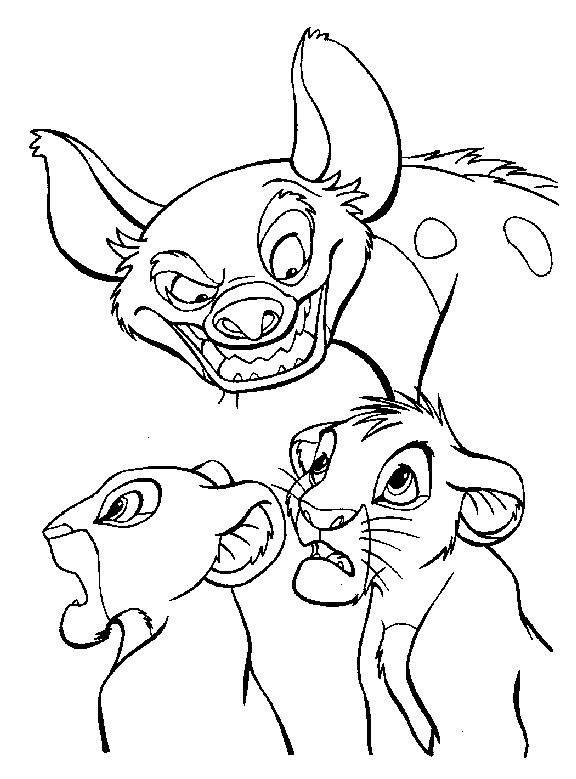 Lion King Hyena Coloring Pages At GetDrawings Free Download