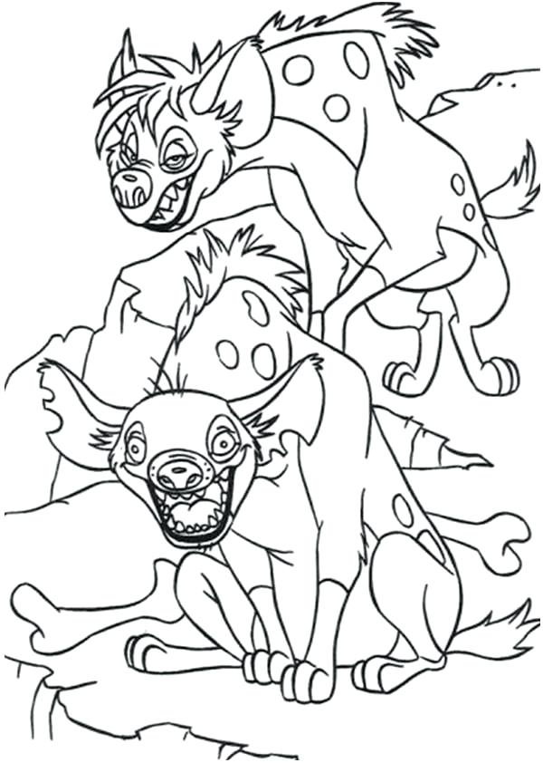 Lion King Hyena Coloring Pages At GetDrawings Free Download