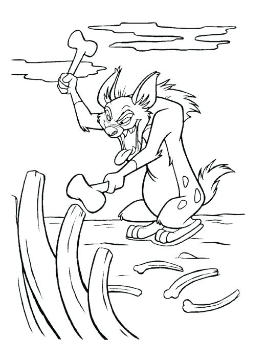 Lion King Hyena Coloring Pages At GetDrawings Free Download