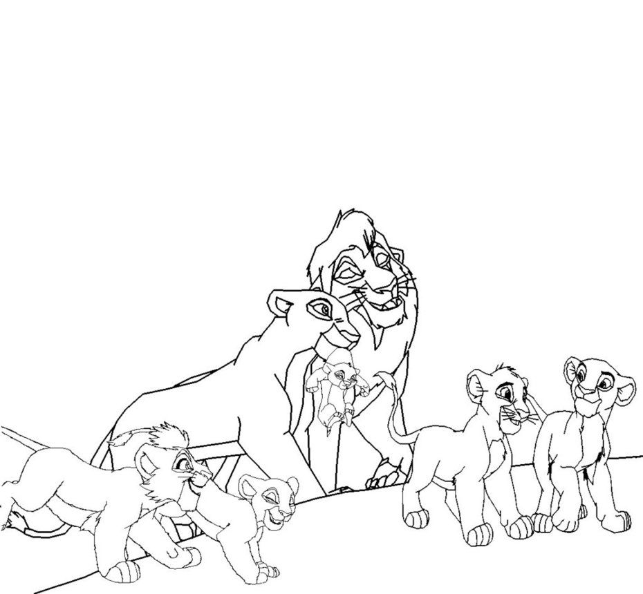 Lion King Kiara Coloring Pages